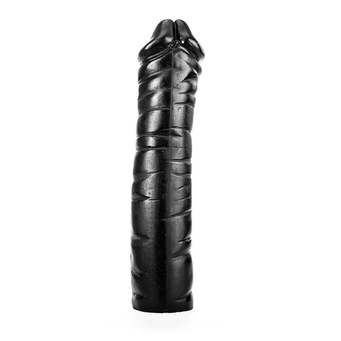 All Black Dildos | All Black - Extra Grote Dildo - 38 x 8.5 cm - Zwart