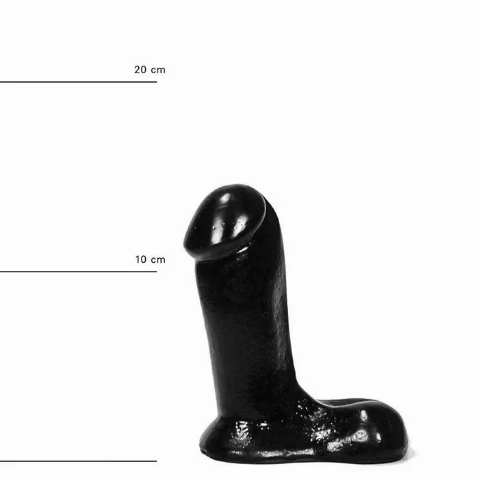 All Black - Realistische Dildo 14 x 5 cm - Zwart | All Black Dildos