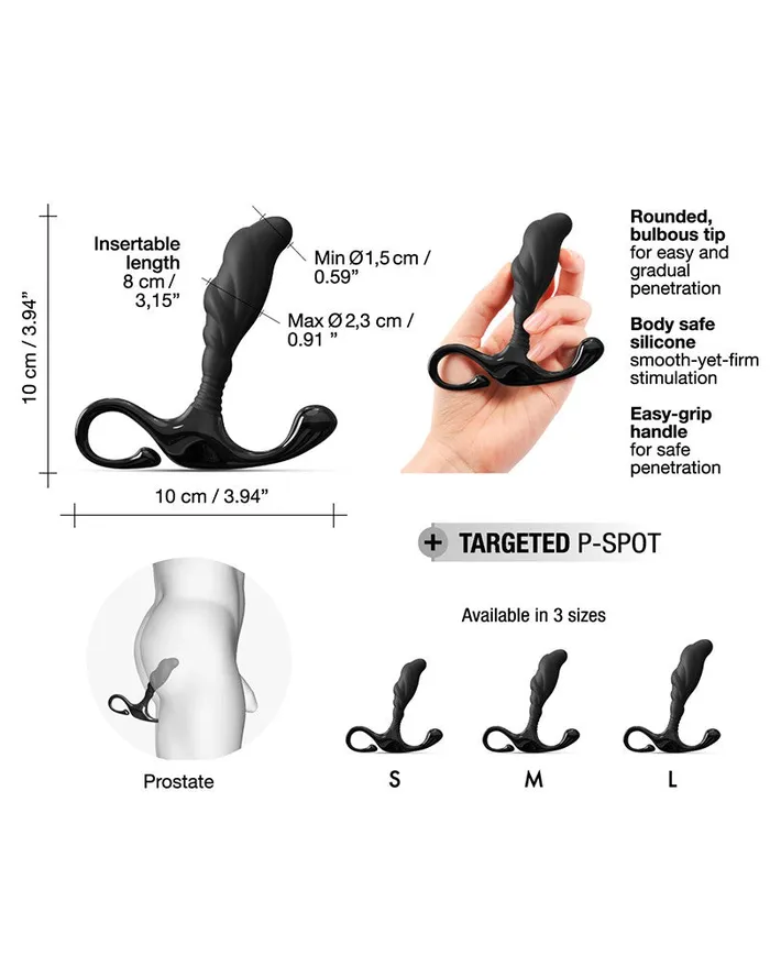 Anal | Dorcel Dorcel - Expert-P - Prostaat Plug - Maat S - Zwart