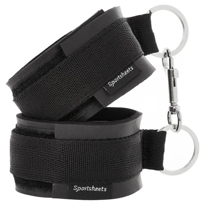 Anal | SportSheet Sports Cuffs - Black - Sportsheets
