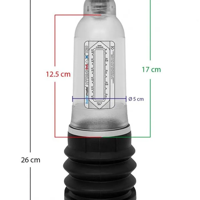 Bathmate Vibrators | Bathmate - Hydromax X20 Xtreme - Penispomp - Transparant