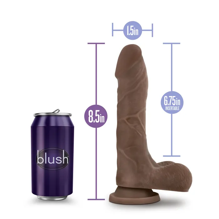Blush Dildos | Dildo Realistico Blush Au Naturel TPE Ø 3,9 cm