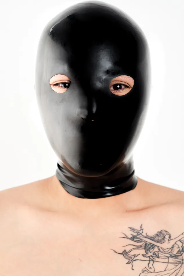 Chez Noir Latex Anatomical Mask - Nose Holes Only | Vibrators