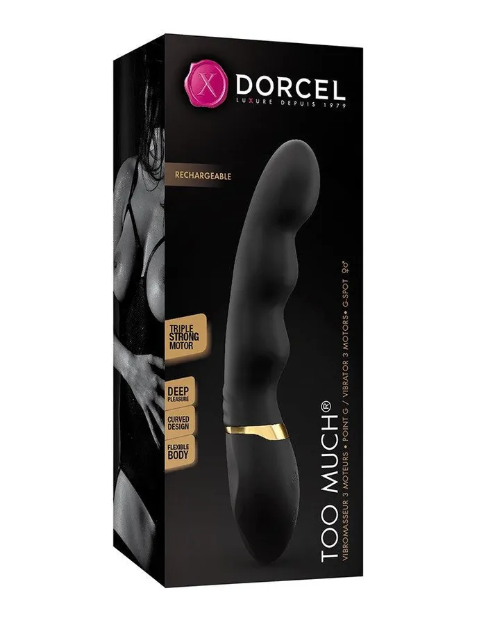 Dorcel - Too Much 2.0 - Buigbare Vibrator Met 3 Motoren | Dorcel Vibrators Dorcel - Too Much 2.0 - Buigbare Vibrator Met 3 Motoren | Dorcel Vibrators