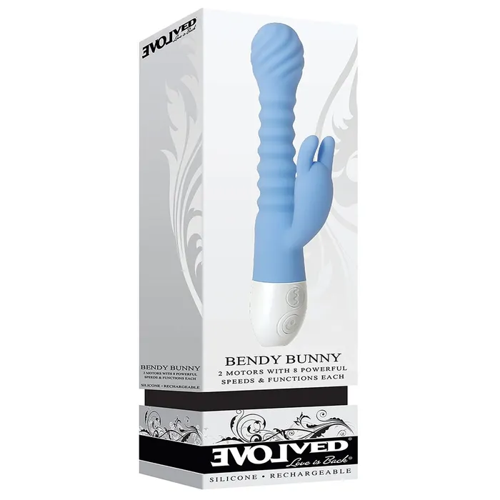 Evolved Vibrators | Vibratore per il Punto-G Evolved Bunny Azzurro Evolved Vibrators | Vibratore per il Punto-G Evolved Bunny Azzurro