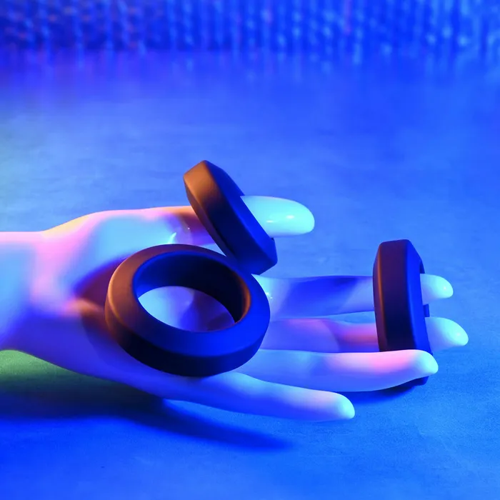 Female Sex Toys | Anelli Fallici Adam & Eve Nero - Adam & Eve Female Sex Toys | Anelli Fallici Adam & Eve Nero - Adam & Eve