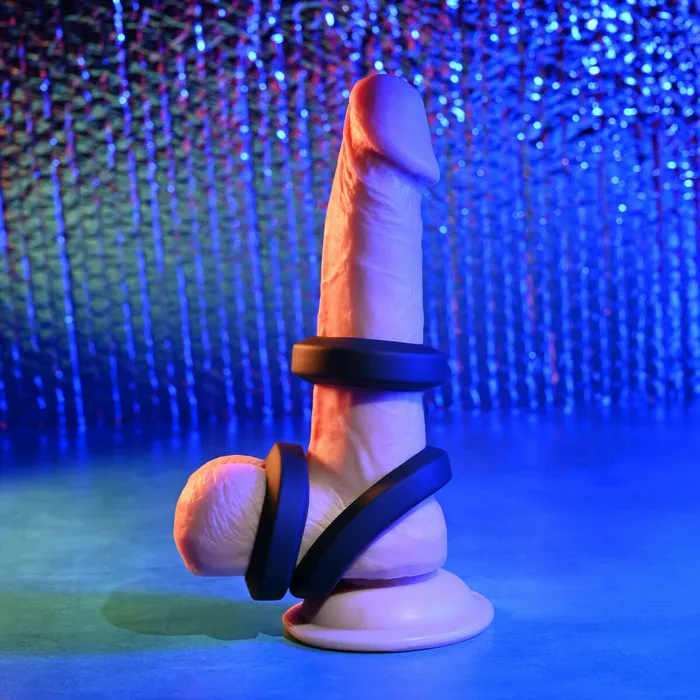 Female Sex Toys | Anelli Fallici Adam & Eve Nero - Adam & Eve Female Sex Toys | Anelli Fallici Adam & Eve Nero - Adam & Eve