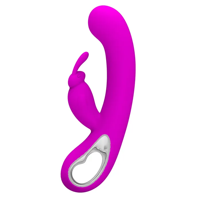 Female Sex Toys | Pretty Love Webb Vibratore Rabbit in silicone medicale totalmente anallergico con 12 diversi programmi di vibrazione - Ricaricabile, Viola