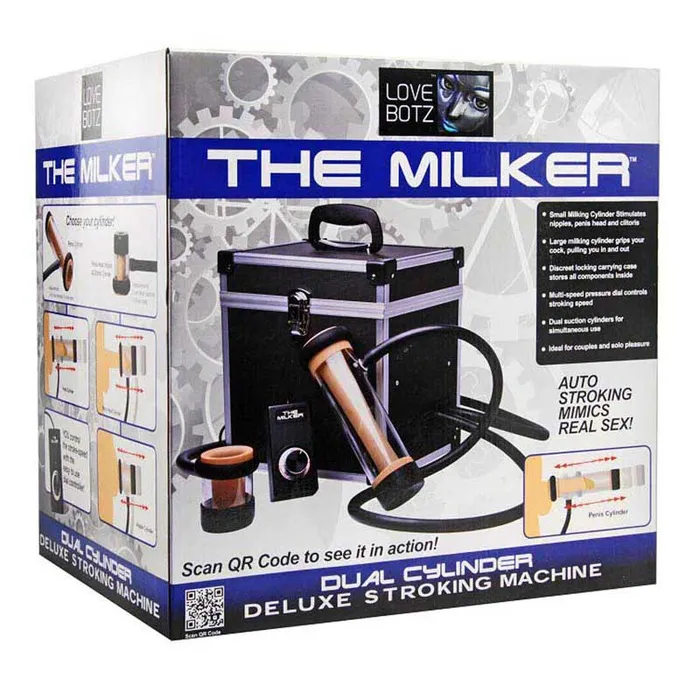Female Sex Toys The Milker Dual Cylinder Deluxe Stroking Machine XR Brand