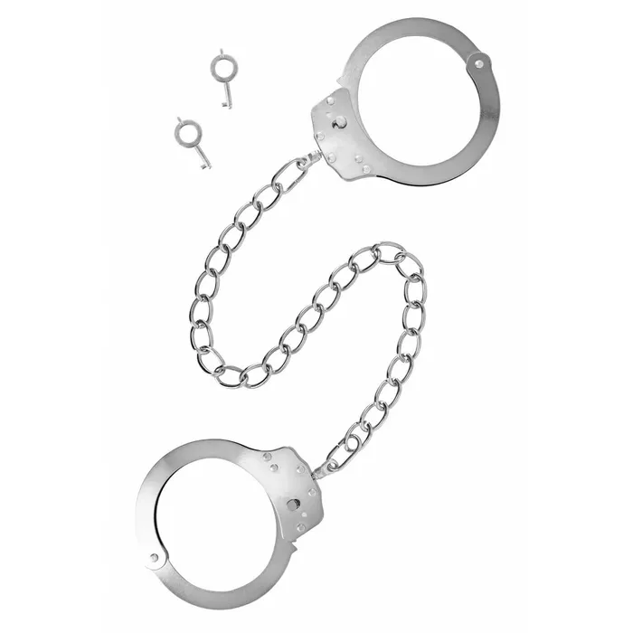 Fetish Tentation Anal Set di Manette e Cavigliere Fetish Tentation Argentato