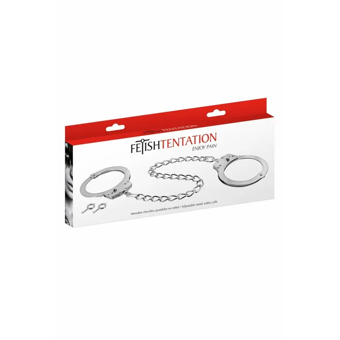 Fetish Tentation Anal | Set di Manette e Cavigliere Fetish Tentation Argentato Fetish Tentation Anal | Set di Manette e Cavigliere Fetish Tentation Argentato