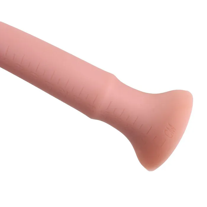 Kiotos Cox - XXL dildo Van 30 cm lang Met Diameter Van 12 mm > 30 mm - Lichte Huidskleur | Kiotos COX Female Sex Toys