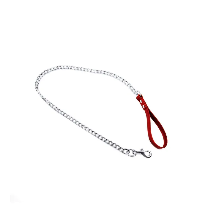 Kiotos Kiotos - Hondenriem Met Ketting En Rood Handvat | Vibrators