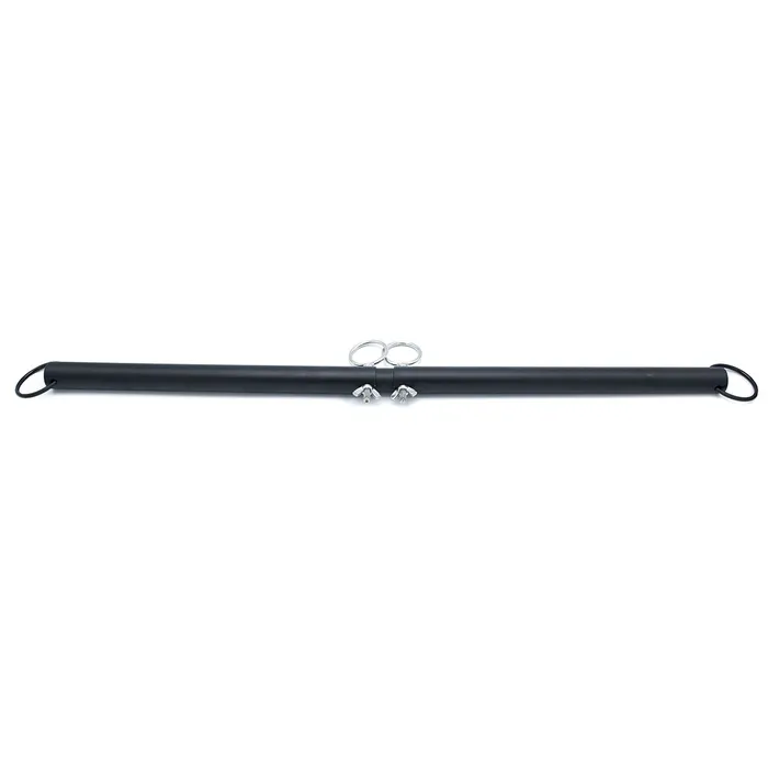 Male Sex Toys | Kiotos Kiotos Steel - Zwarte verstelbare RVS spreader bar - spreidstang