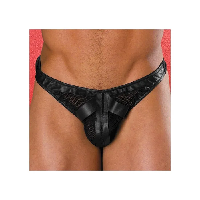 Mens Leather Wild Thong Allure Lingerie Restraints