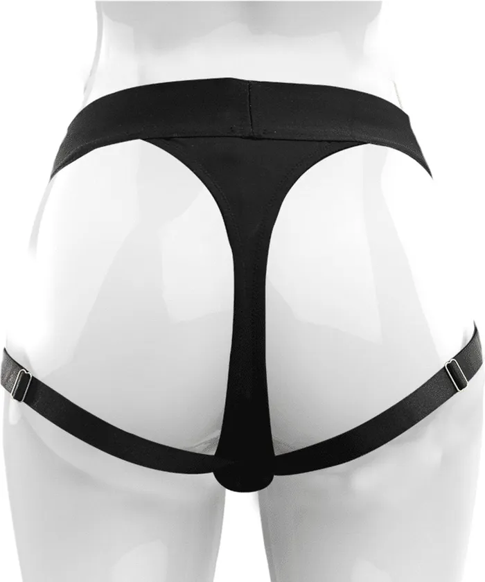 Mythology Slip Harness per Falli Strapon con ventosa - Regolabile, Taglia Unica, Nero | Mythology Female Sex Toys