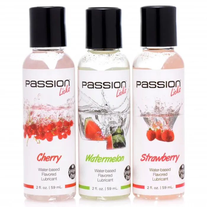 Passion Licks 3 Piece Flavored Lube Set | XR Brand Couples