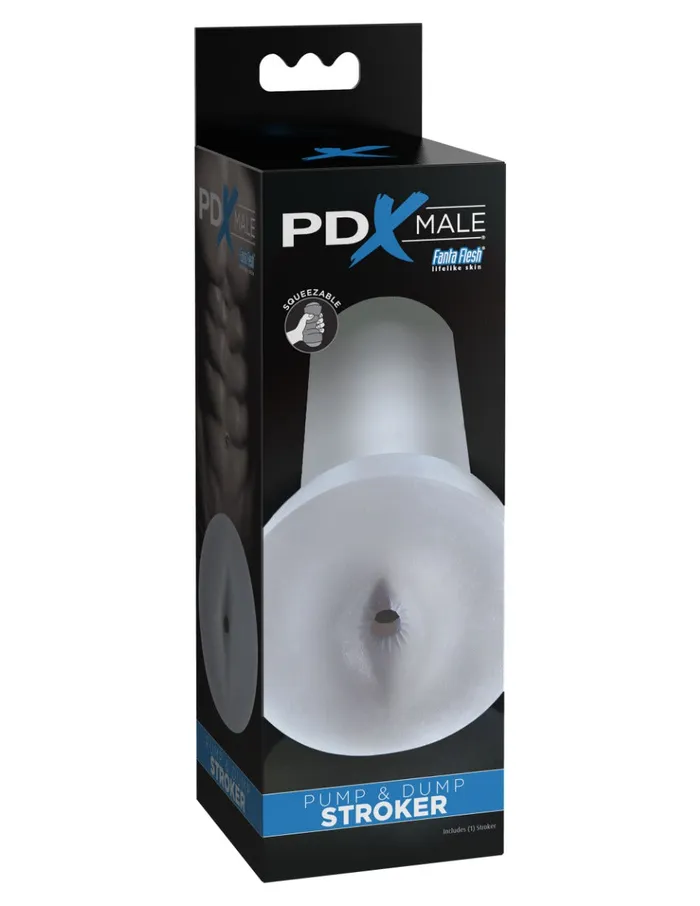 Pipedream Male Sex Toys | Pipedream - PDX Male Pump & Dump Stroker - Transparant