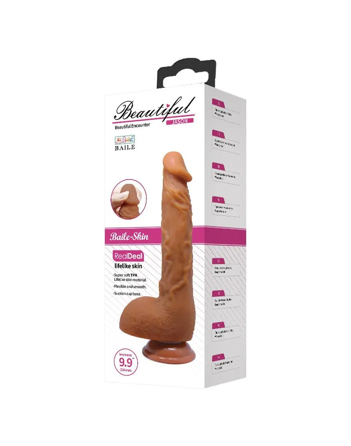Pretty Love - Jason - Realistische G-spot Dildo - Medium Huidskleur | Pretty Love Vibrators
