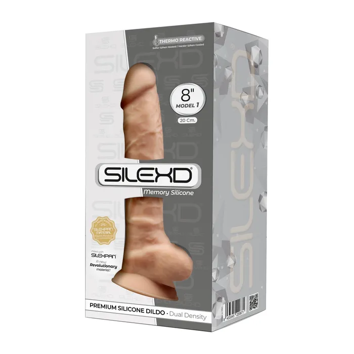 SILEXD - Realistische Dildo - 21,5 x 4,2 cm - Lichte Huidskleur | SILEXD Dildos