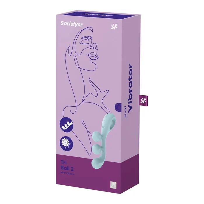 Vibratore Satisfyer Tri Ball 2 Azzurro | Satisfyer Vibrators Vibratore Satisfyer Tri Ball 2 Azzurro | Satisfyer Vibrators