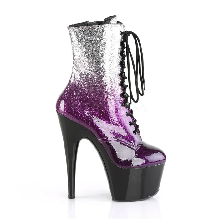Vibrators | Pleaser ADORE-1020 Glittered Ombre Heel