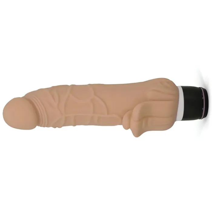 Vibrators | Seven Creations Silicone Classic Vibe with clit stim - Flesh